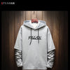 Men Hip Hop Fake two-piece Hoodies Sweatshirt Letter Harajuku Styles Hoodie Magic Casual Pullover Sweatshirt sudadera hombre | Vimost Shop.
