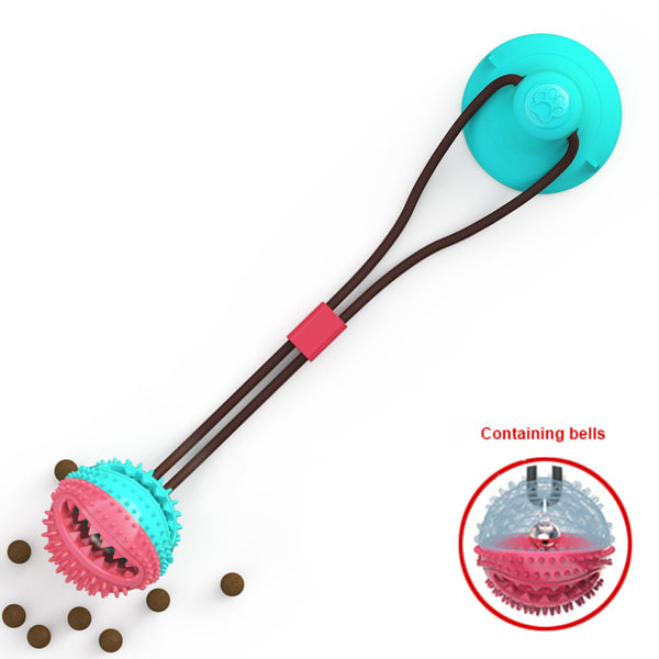 Pet Dog Toys Silicon Suction Cup Tug dog toy Dogs Push Ball Toy Pet Tooth Cleaning Dog Toothbrush for Puppy large Dog Biting Toy | Vimost Shop.