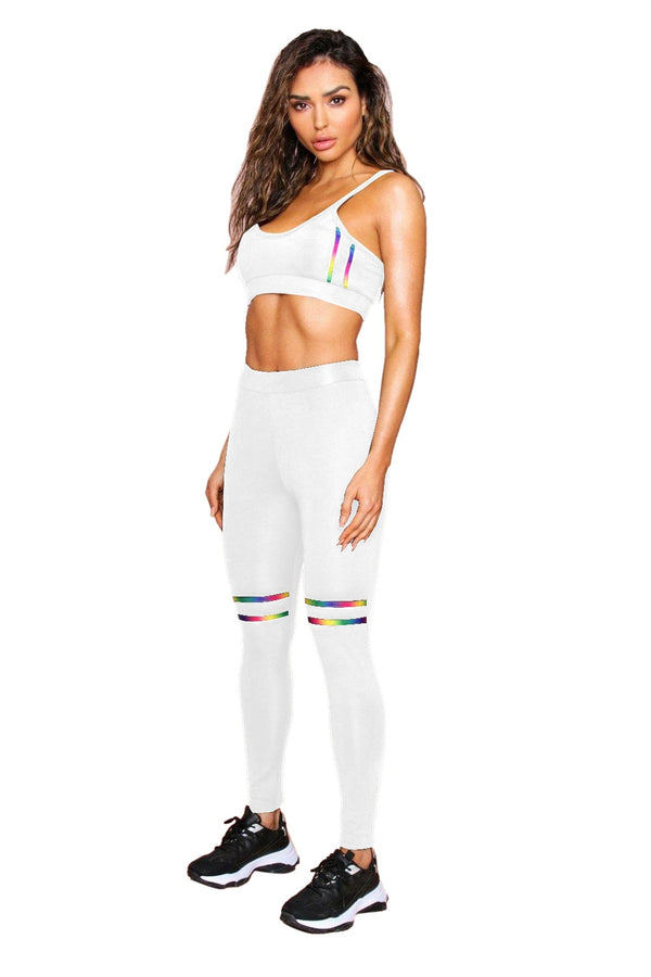 Women Tracksuit Solid Yoga Set Patchwork Running Fitness Jogging Bras + Leggings Sports Suit Gym Sportswear Workout S-3XL | Vimost Shop.