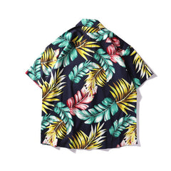 Summer Mens Colorful Hawaiian Shirt Hip Hop Streetwear Full Print Shirts Harajuku Loose Casual Camisa Masculina Shirt