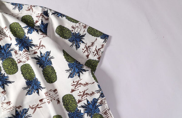 Mens Streetwear Hipster Full Pattern Printed Short Sleeve Shirts Hip Hop Harajuku Hawaiian Shirt Casual Loose Shirt | Vimost Shop.