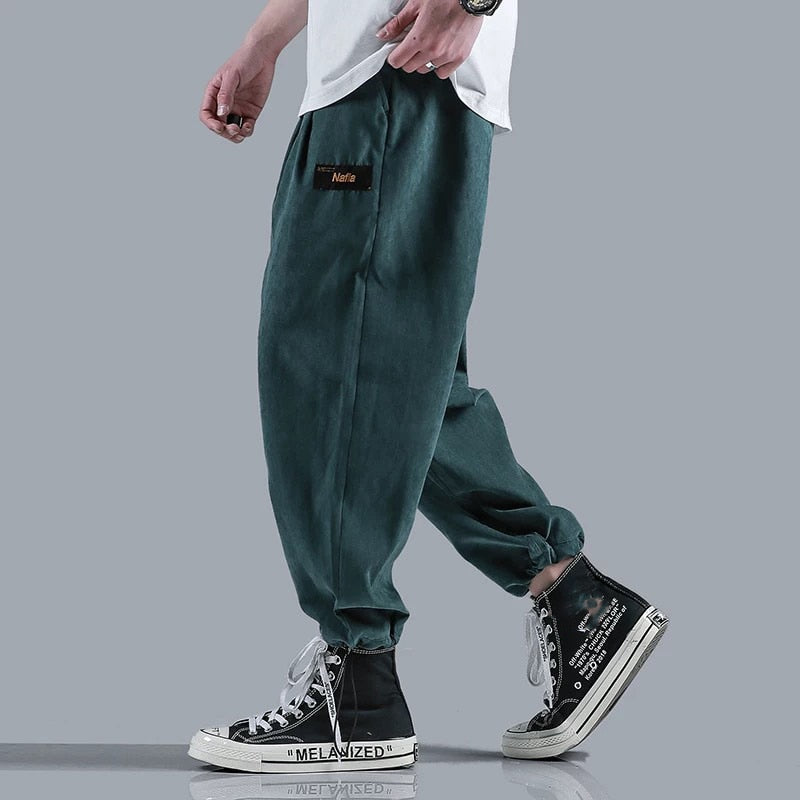 Men Jogger Solid color Side Pockets Loose Style Men's Sweatpants Fashion Harajuku High Street Casual Pants 5 Colors | Vimost Shop.