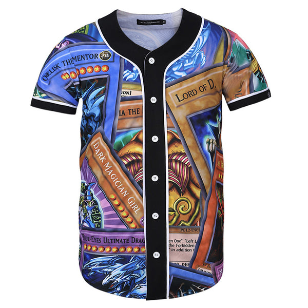 Short Sleeve T shirt Men Baseball Jersey Sport Slim Fit V Neck T-shirts Streetwear European Mens | Vimost Shop.