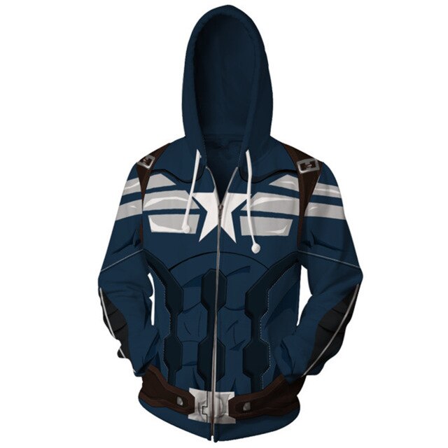 Superhero Iron Man Spiderman Clothes Mens Hoodies Zipper Sweatshirt 3D Peter Parker Miles Morales Hoodie Jackets Casual Coats | Vimost Shop.