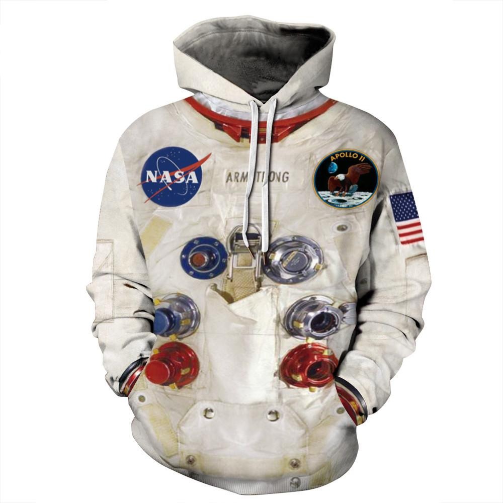 3D Armstrong Space Suite Hoodies Men/Women Casual Spacesuit | Vimost Shop.