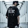 Gypsophila Print Hip Hop Streewear T Shirt Men summer Reflective Fashion Loose Short Sleeve Cotton Oversized Tops | Vimost Shop.