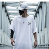 Gypsophila Print Hip Hop Streewear T Shirt Men summer Reflective Fashion Loose Short Sleeve Cotton Oversized Tops | Vimost Shop.