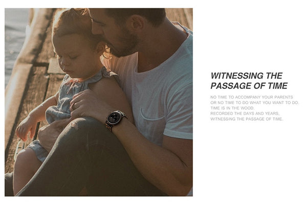 Male Watch Wooden Men Wristwatches Luminous Handle Chronograph Timepiece  In Gift Box | Vimost Shop.