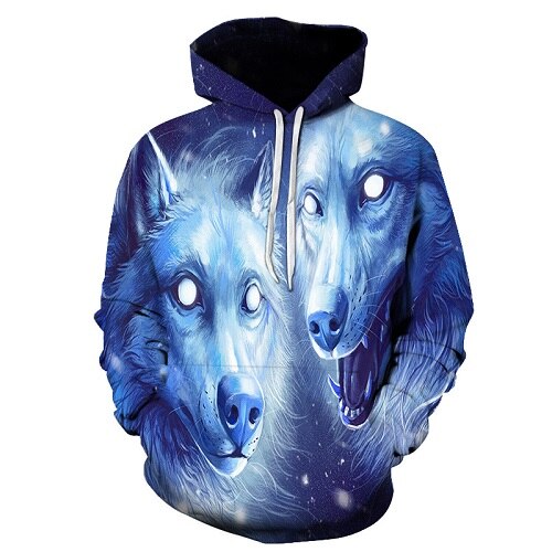 3D Hoodies Men Couple Wolf printed Hoodie Animal Hoody Sweatshirt Casual Tracksuit Pullover Jacket Autumn | Vimost Shop.