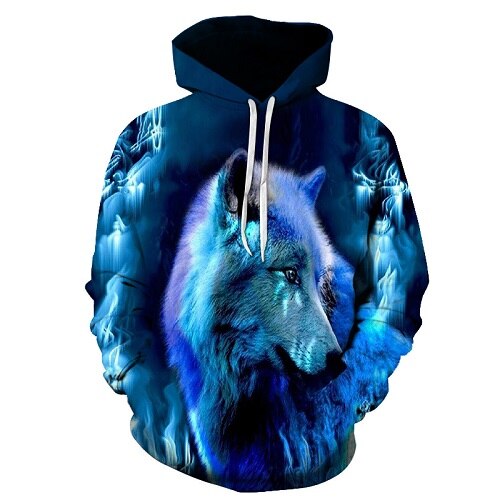 3D Hoodies Men Couple Wolf printed Hoodie Animal Hoody Sweatshirt Casual Tracksuit Pullover Jacket Autumn | Vimost Shop.