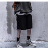 Techwear Style Print Hip Hop Pants Men 2020 Summer Streetwear Loose Cargo Shorts Cotton Jogger Streetpants Black | Vimost Shop.