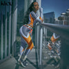 Women Long Sleeve CropTop Slim Outfit Tracksuit Two Pieces Set letter Print High elastic Skinny Leggings Female Sportswear | Vimost Shop.