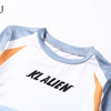 Women Long Sleeve CropTop Slim Outfit Tracksuit Two Pieces Set letter Print High elastic Skinny Leggings Female Sportswear | Vimost Shop.