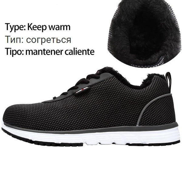 Men Steel Toe Safety Shoes For Men Lightweight Breathable Work Shoes Men's Security Footwear Protective Sneaker | Vimost Shop.