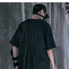 Hip Hop T Shirts Streetwear Men Loose Elastic Band Back Tops  Fashion Summer Harajuku Short Sleeves Shirts | Vimost Shop.