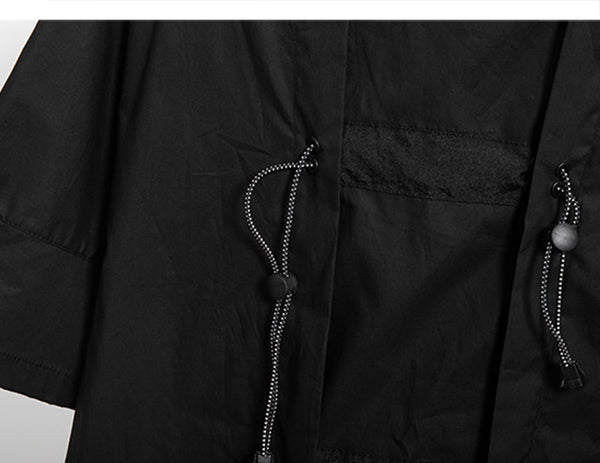 Hip Hop T Shirts Streetwear Men Loose Elastic Band Back Tops  Fashion Summer Harajuku Short Sleeves Shirts | Vimost Shop.