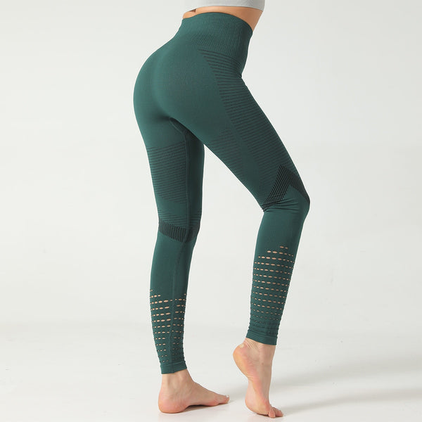 Hollow Out Fitness Gym Leggings Women Seamless Energy Tights Workout Running Activewear Yoga Pants Sport Trainning Wear | Vimost Shop.