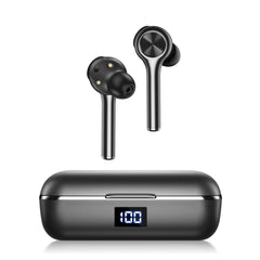 Long Handle bluetooth 5.0 TWS True Wireless Earphone Graphene Digital Display Bilateral Call  Headset
