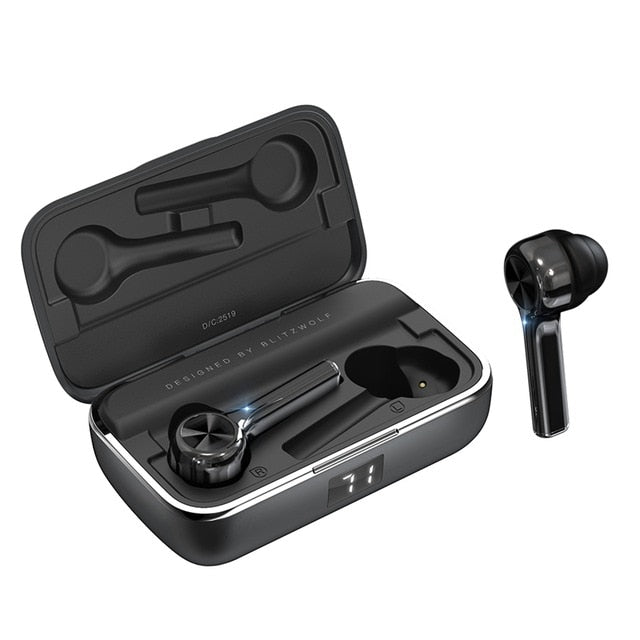 Long Handle bluetooth 5.0 TWS True Wireless Earphone Graphene Digital Display Bilateral Call  Headset | Vimost Shop.