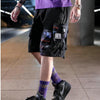 Streetwear Men's Shorts Knee Length Summer New Fashion Printed Hiphop Men Short Pants Mens Beach Pants Loose Leisure | Vimost Shop.