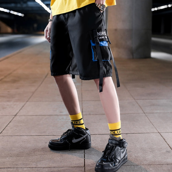 Streetwear Men's Shorts Knee Length Summer New Fashion Printed Hiphop Men Short Pants Mens Beach Pants Loose Leisure | Vimost Shop.