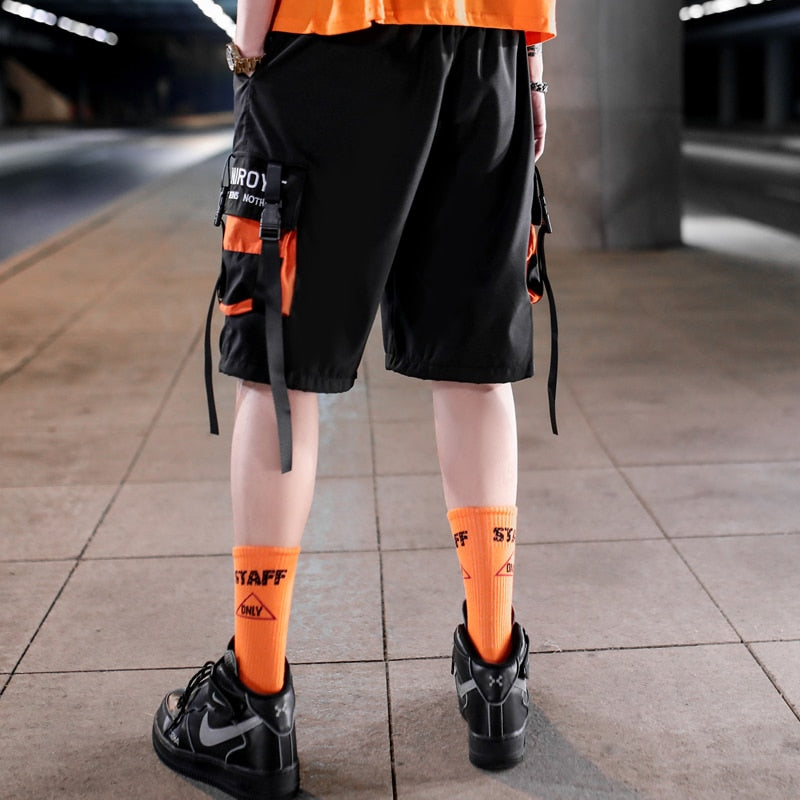 Streetwear Men's Shorts Knee Length Summer New Fashion Printed Hiphop Men Short Pants Mens Beach Pants Loose Leisure | Vimost Shop.