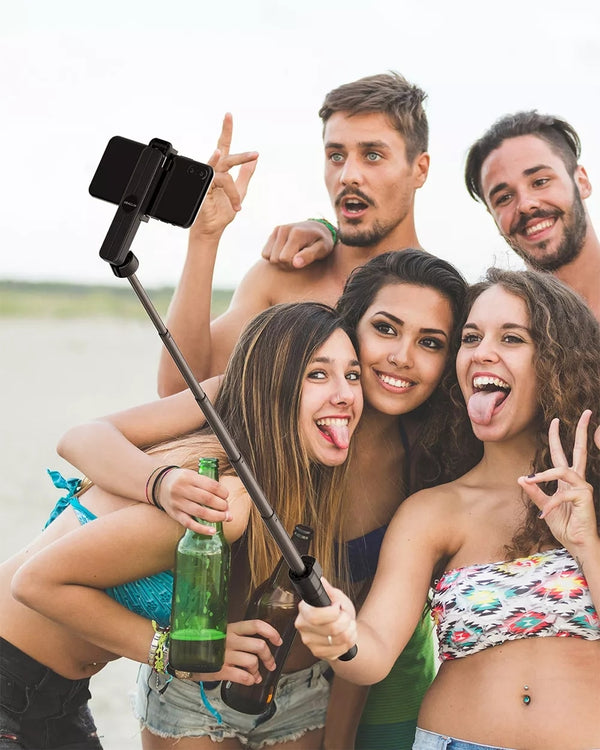 Extendable Folding bluetooth Selfie Stick Remote Control Tripod with Rotatable Phone Clamp Holder for iPhone 11 | Vimost Shop.