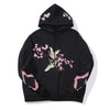 Flower Animal Embroidery Pullover Hoodie Men Chinese Style Casual Hoodies Sweatshirts Fashion Hip Hop Streetwear | Vimost Shop.