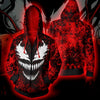 Popular Marvel movie venom 3D Printed Hoodies Men Women Spiderman Hooded Sweatshirts hip hop Zipper Pocket Jackets | Vimost Shop.