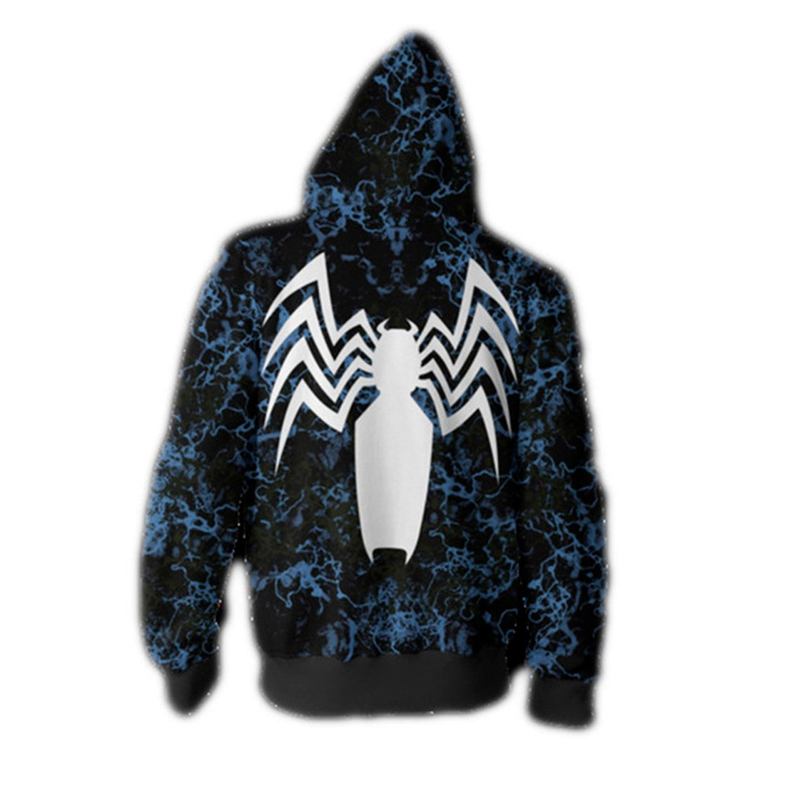 Popular Marvel movie venom 3D Printed Hoodies Men Women Spiderman Hooded Sweatshirts hip hop Zipper Pocket Jackets | Vimost Shop.