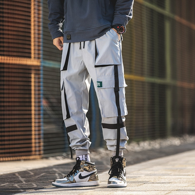 Men's Harem Pants Multi-Pocket Jogger Streetwear Cargo Pants Male New Fashion Sweatpants Man High Quality Trousers | Vimost Shop.