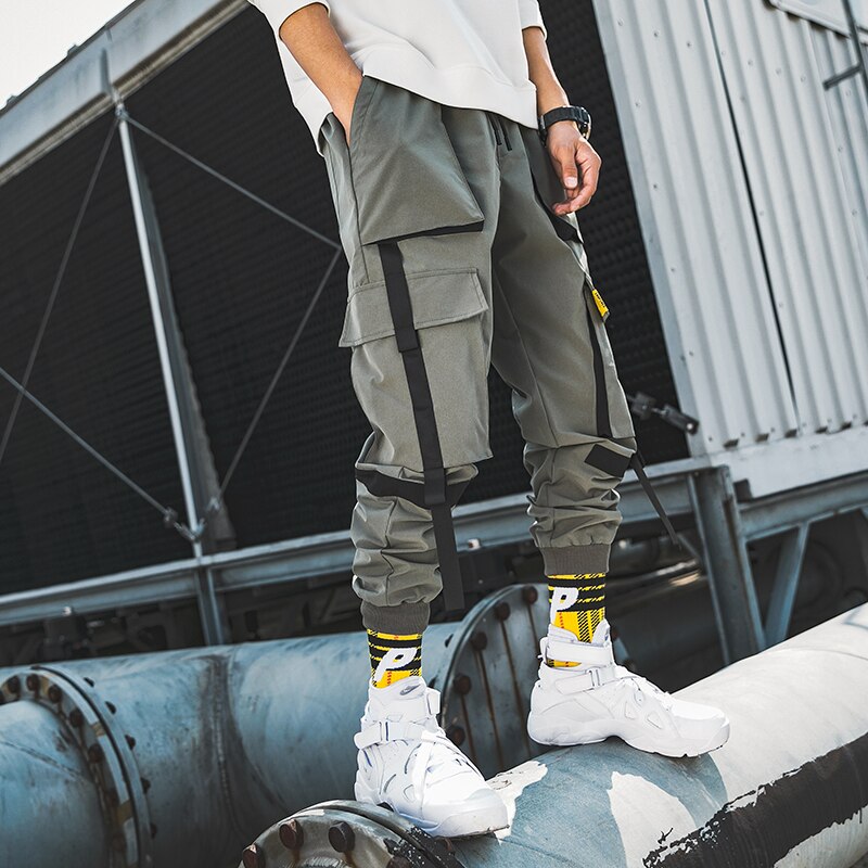Men's Harem Pants Multi-Pocket Jogger Streetwear Cargo Pants Male New Fashion Sweatpants Man High Quality Trousers | Vimost Shop.