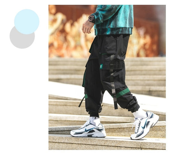 Men's Harem Pants Multi-Pocket Jogger Streetwear Cargo Pants Male New Fashion Sweatpants Man High Quality Trousers | Vimost Shop.