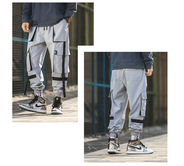Men's Harem Pants Multi-Pocket Jogger Streetwear Cargo Pants Male New Fashion Sweatpants Man High Quality Trousers | Vimost Shop.