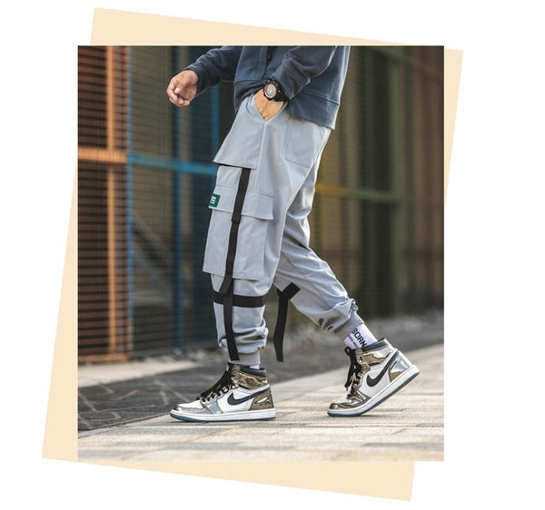 Men's Harem Pants Multi-Pocket Jogger Streetwear Cargo Pants Male New Fashion Sweatpants Man High Quality Trousers | Vimost Shop.
