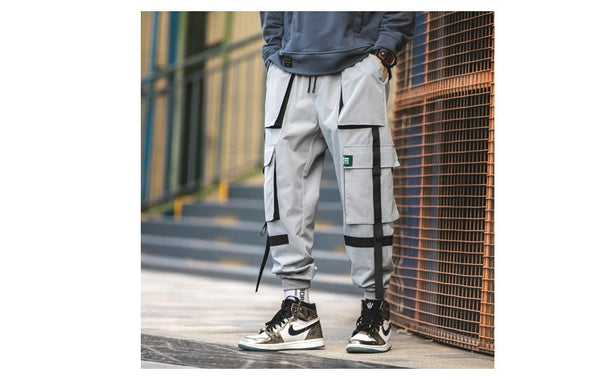 Men's Harem Pants Multi-Pocket Jogger Streetwear Cargo Pants Male New Fashion Sweatpants Man High Quality Trousers | Vimost Shop.