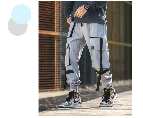 Men's Harem Pants Multi-Pocket Jogger Streetwear Cargo Pants Male New Fashion Sweatpants Man High Quality Trousers | Vimost Shop.