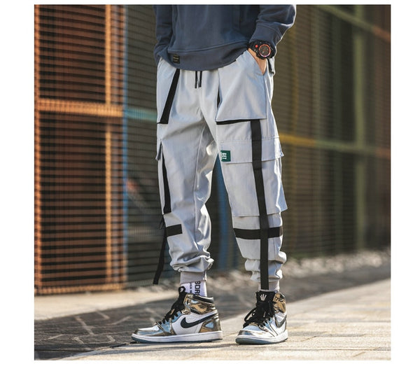 Men's Harem Pants Multi-Pocket Jogger Streetwear Cargo Pants Male New Fashion Sweatpants Man High Quality Trousers | Vimost Shop.