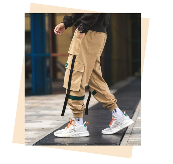 Men's Harem Pants Multi-Pocket Jogger Streetwear Cargo Pants Male New Fashion Sweatpants Man High Quality Trousers | Vimost Shop.