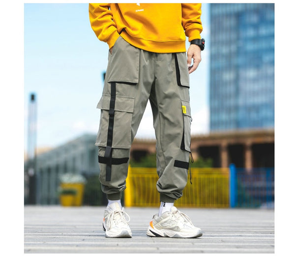 Men's Harem Pants Multi-Pocket Jogger Streetwear Cargo Pants Male New Fashion Sweatpants Man High Quality Trousers | Vimost Shop.