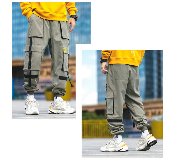 Men's Harem Pants Multi-Pocket Jogger Streetwear Cargo Pants Male New Fashion Sweatpants Man High Quality Trousers | Vimost Shop.