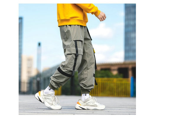 Men's Harem Pants Multi-Pocket Jogger Streetwear Cargo Pants Male New Fashion Sweatpants Man High Quality Trousers | Vimost Shop.
