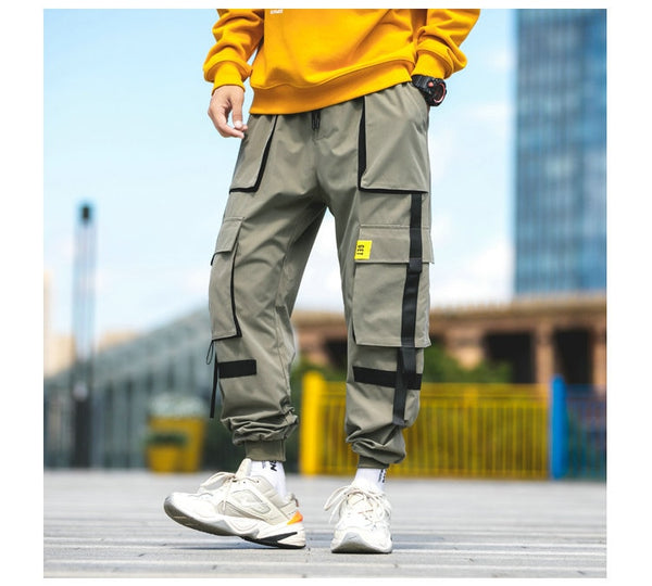 Men's Harem Pants Multi-Pocket Jogger Streetwear Cargo Pants Male New Fashion Sweatpants Man High Quality Trousers | Vimost Shop.