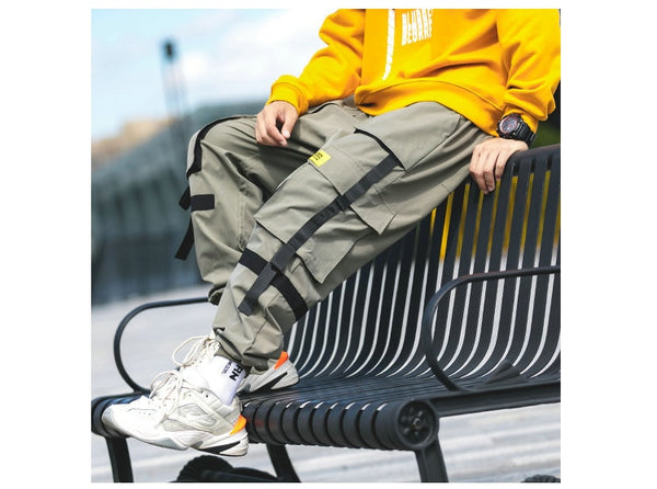 Men's Harem Pants Multi-Pocket Jogger Streetwear Cargo Pants Male New Fashion Sweatpants Man High Quality Trousers | Vimost Shop.