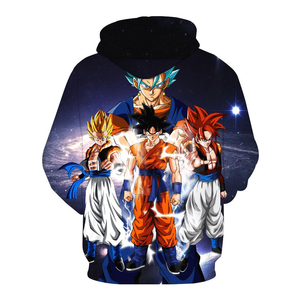 Dragon Ball Z Goku 3D Hoodies Anime Hoodie Unisex 3D Print Fashion Streetwear Hip Hop Punk Hoodies Harajuku Hooded Plus Size - Vimost Shop