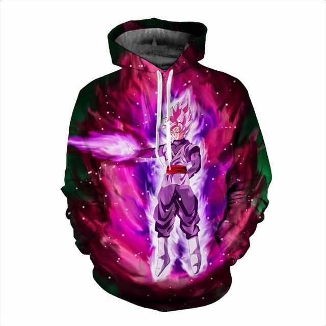 Dragon Ball Z Goku 3D Hoodies Anime Hoodie Unisex 3D Print Fashion Streetwear Hip Hop Punk Hoodies Harajuku Hooded Plus Size - Vimost Shop