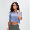 Lightweight Cotton Running Workout Crop Top Women | Vimost Shop.