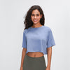 Lightweight Cotton Running Workout Crop Top Women | Vimost Shop.