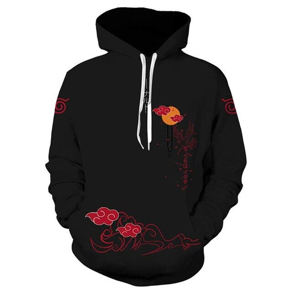 Hoodies Unisex Naruto Harajuku Japanese Anime Uchiha Itachi Printed Men's Hoodie Male Streetwear Fashion Casual sweatshirt Coat | Vimost Shop.