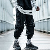 Multi-pocket Hip Hop Harem Pants Men Elastic Waist Trousers Joggers Casual Loose Ribbons Cargo Pants Sweatpants | Vimost Shop.